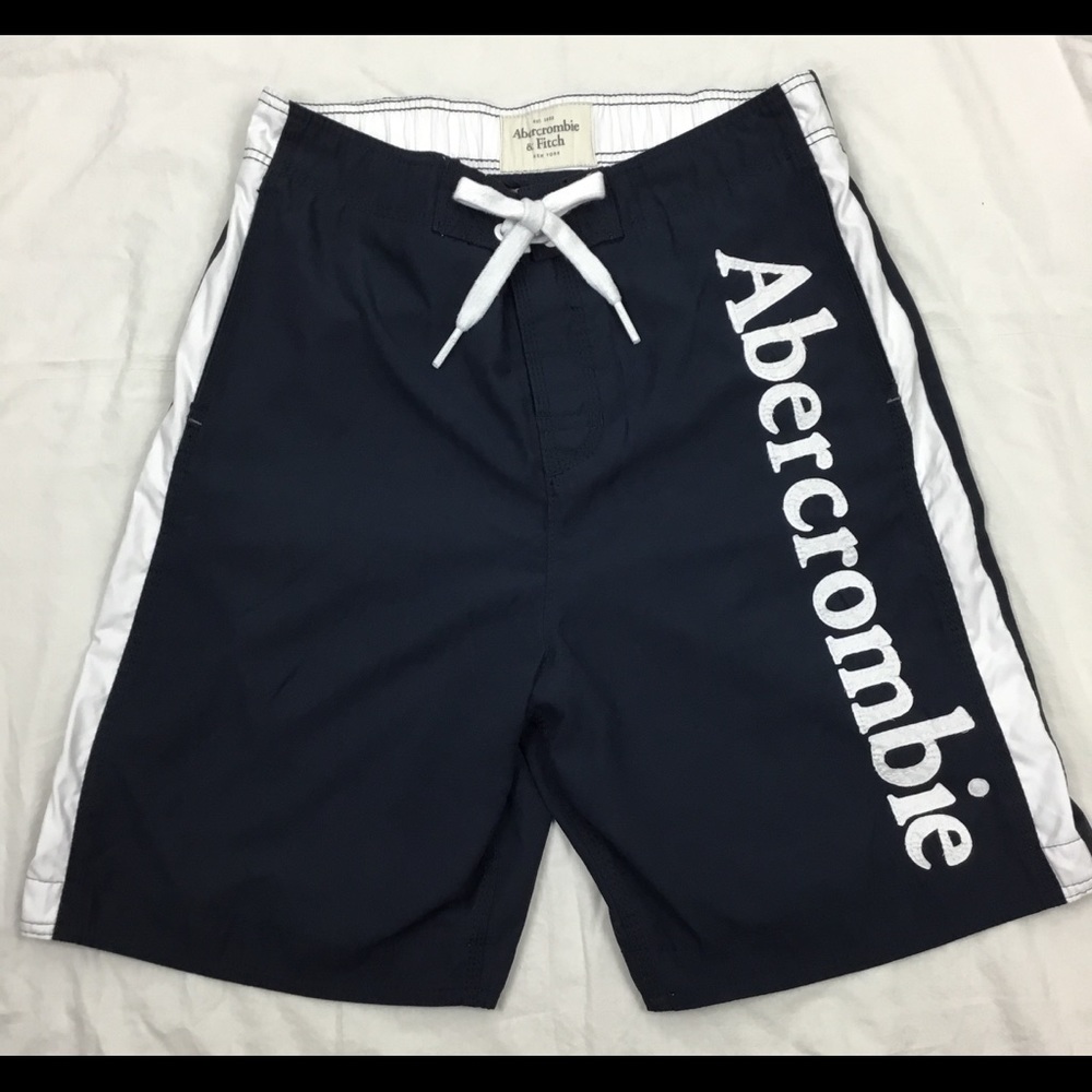 Abercrombie Mens Blue Swim Suit Board Shorts MED